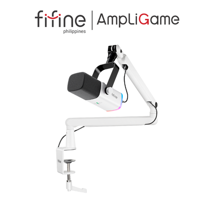 FIFINE AmpliGame AM8 USB/XLR Dynamic Microphone with RGB