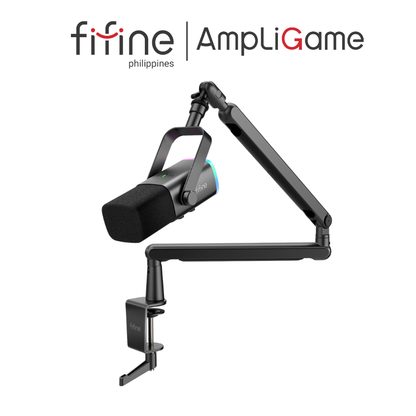 FIFINE AmpliGame AM8 USB/XLR Dynamic Microphone with RGB