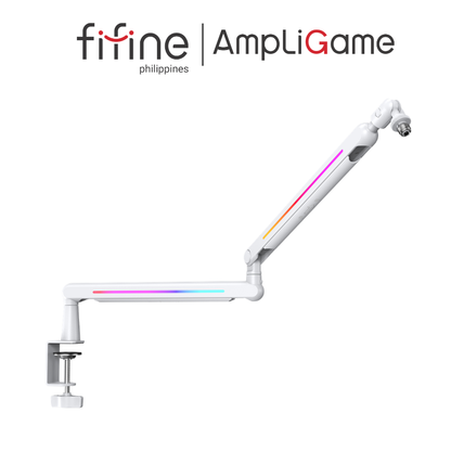 FIFINE BM88PRO Low Profile Microphone Arm with RGB