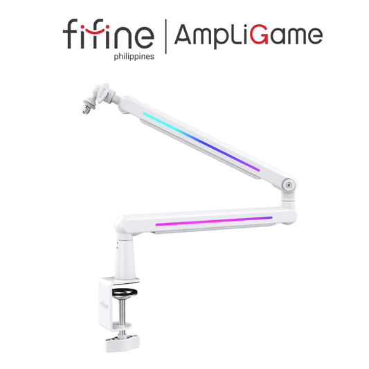FIFINE BM88PRO Low Profile Microphone Arm with RGB