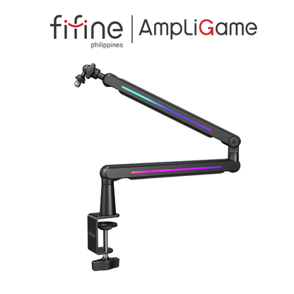 FIFINE BM88PRO Low Profile Microphone Arm with RGB