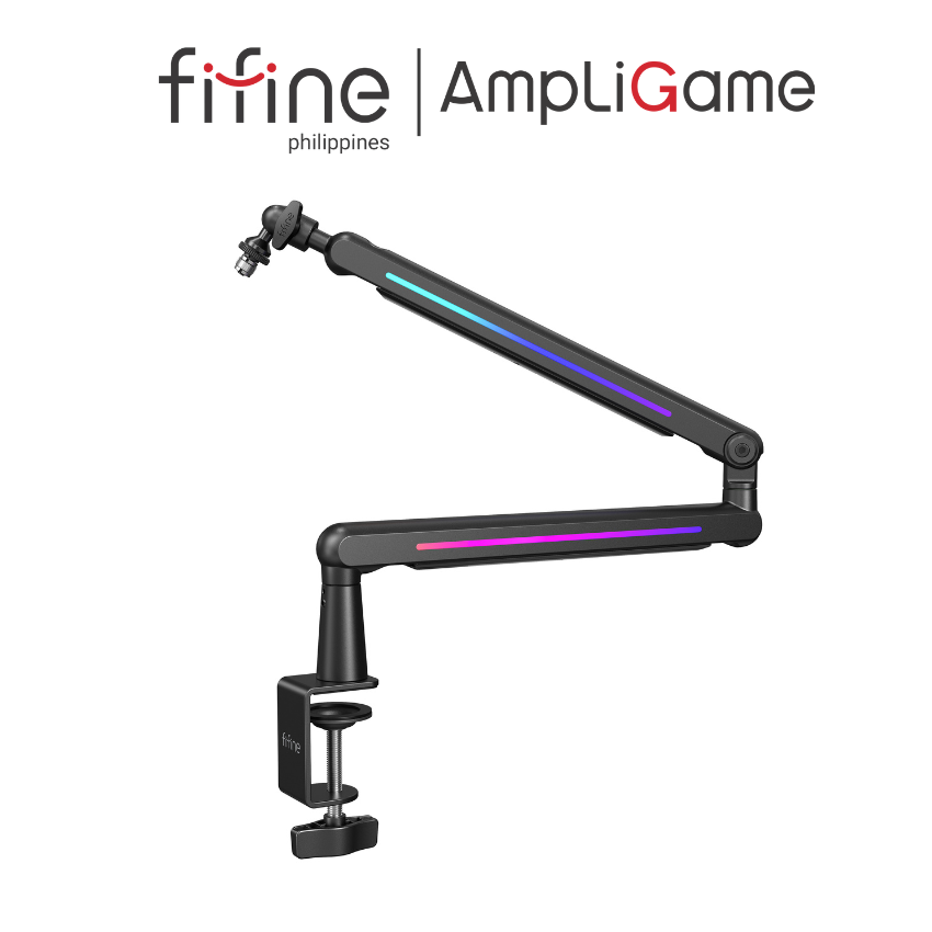 FIFINE BM88PRO Low Profile Microphone Arm with RGB