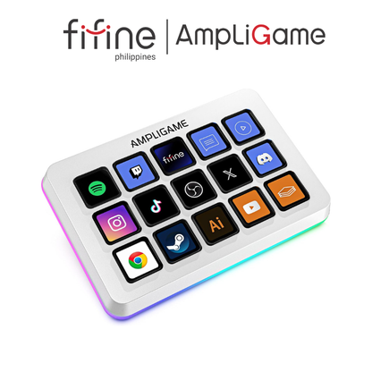 FIFINE AmpliGame D6 Stream Controller Deck with RGB